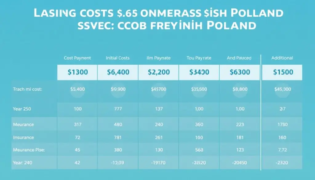 Porównanie kosztów leasingu w różnych firmach leasingowych